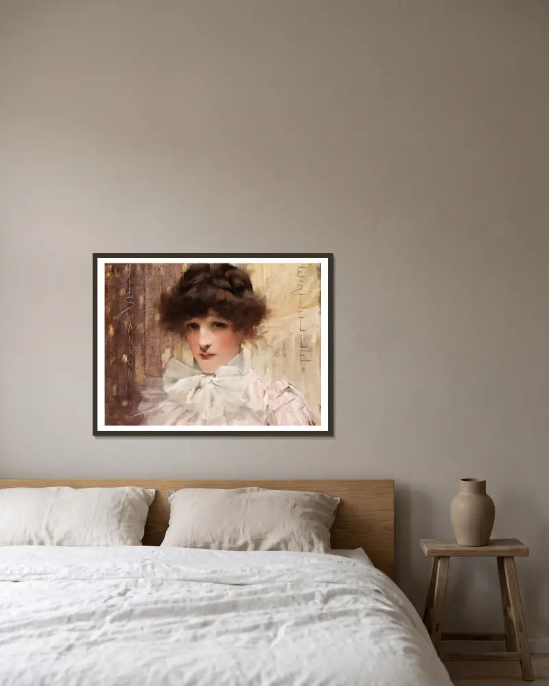 Estelle, James Jebusa Shannon w ramie na ścianie