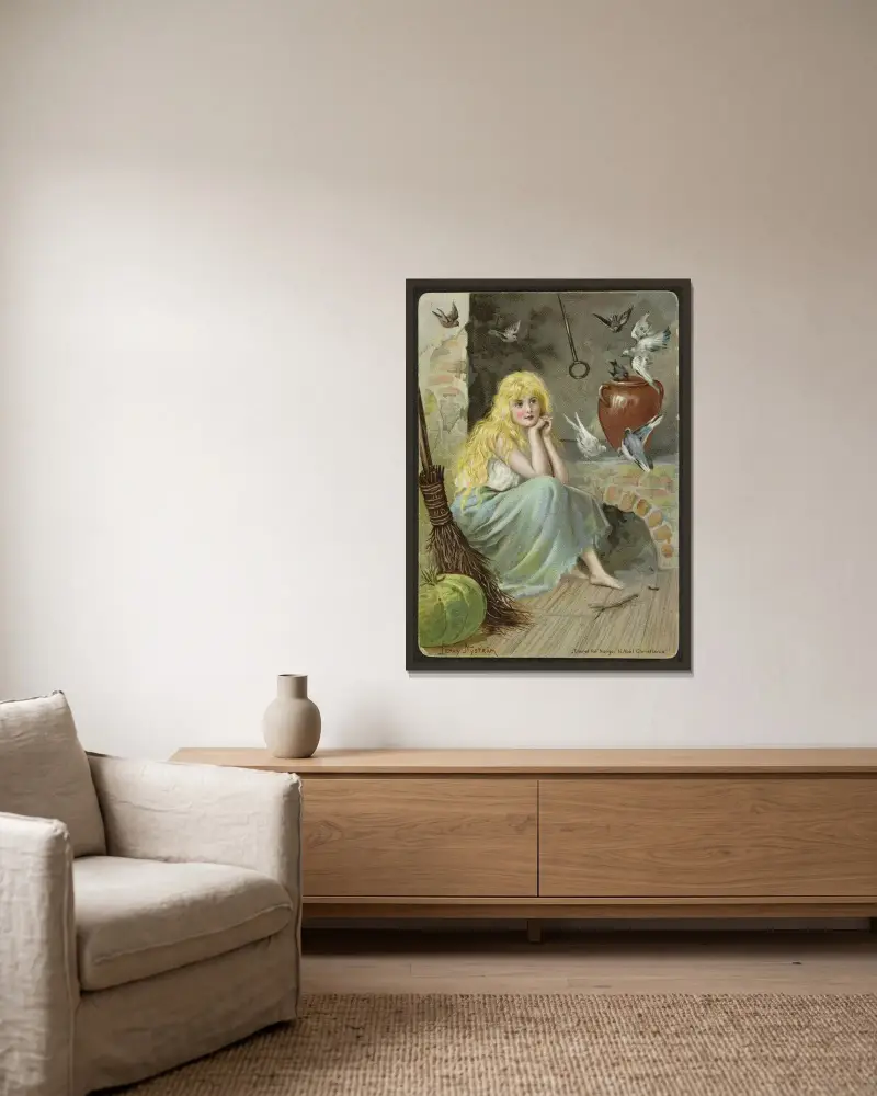 Cinderella, Jenny Nyström v rámu na stěně