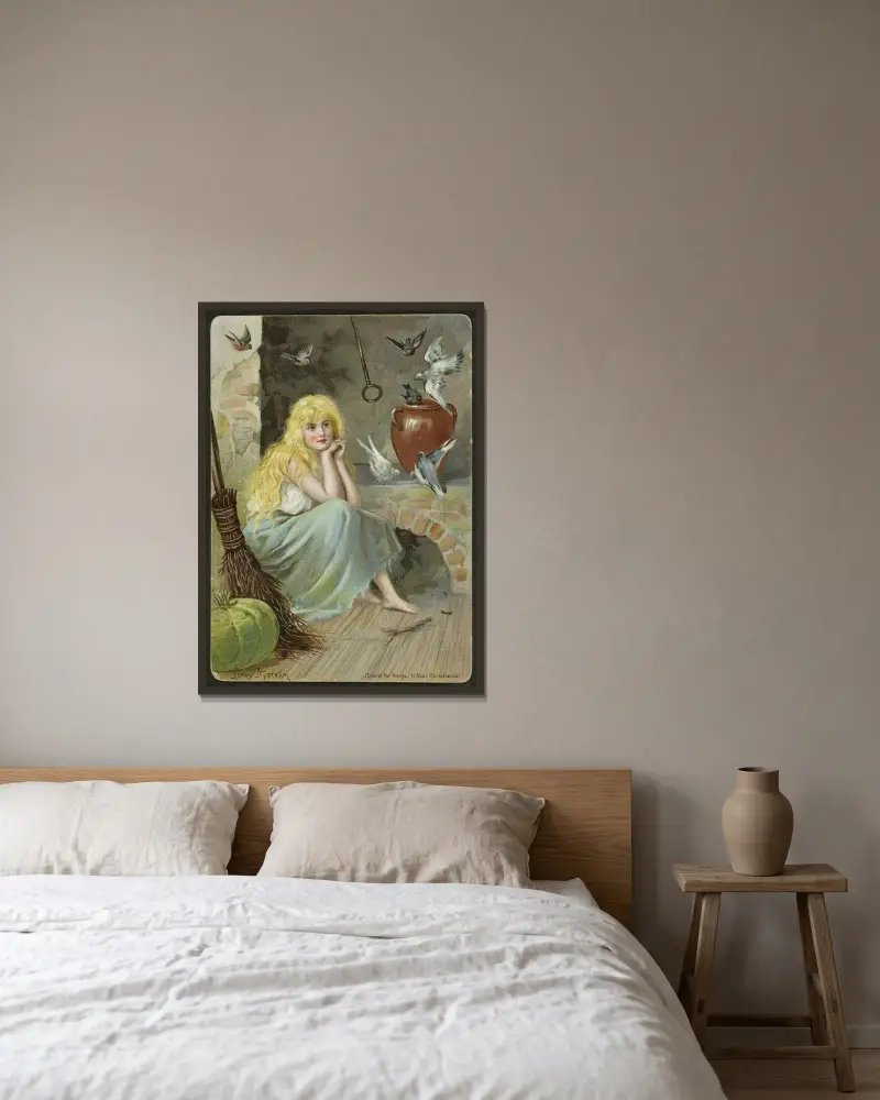 Cinderella, Jenny Nyström v rámu na stěně