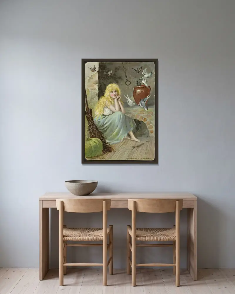Cinderella, Jenny Nyström v rámu na stěně