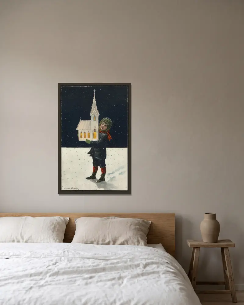 Glædelig Jul!, Jenny Nyström v rámu na stěně