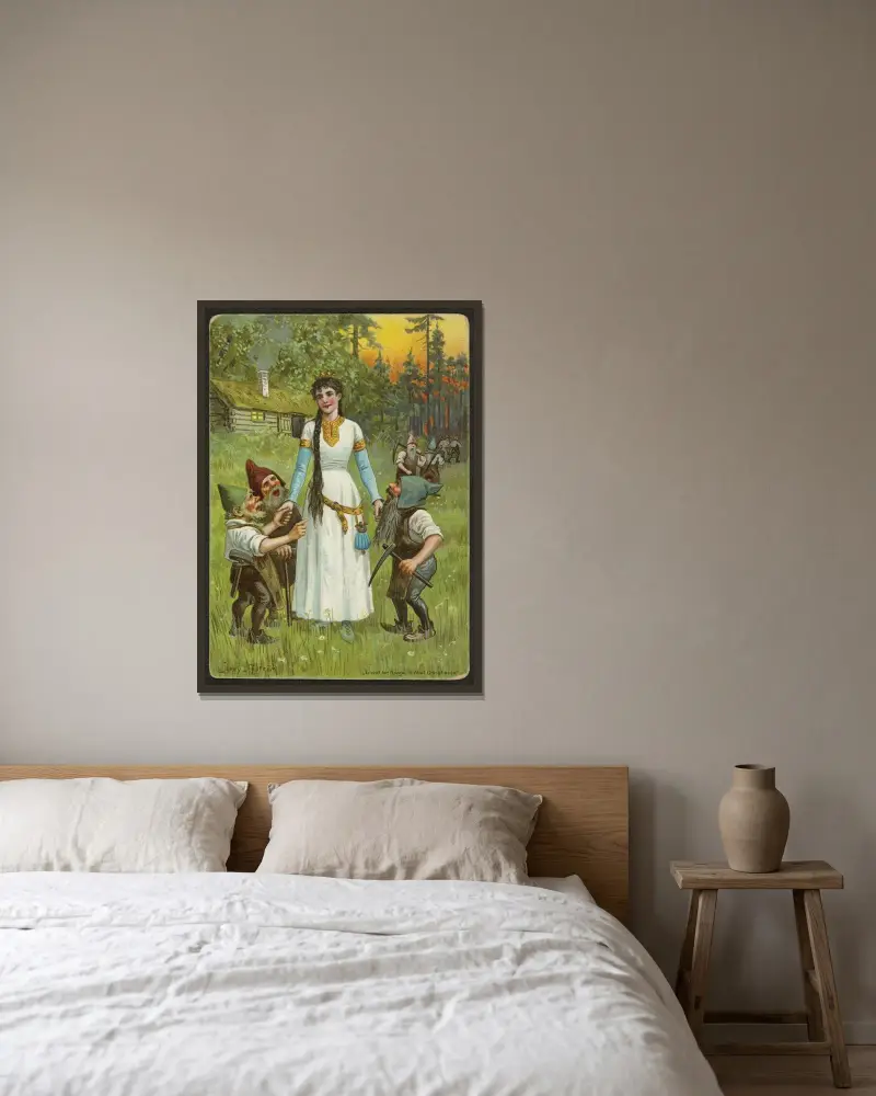 Snow White and the Seven Dwarfs, Jenny Nyström v rámu na stěně