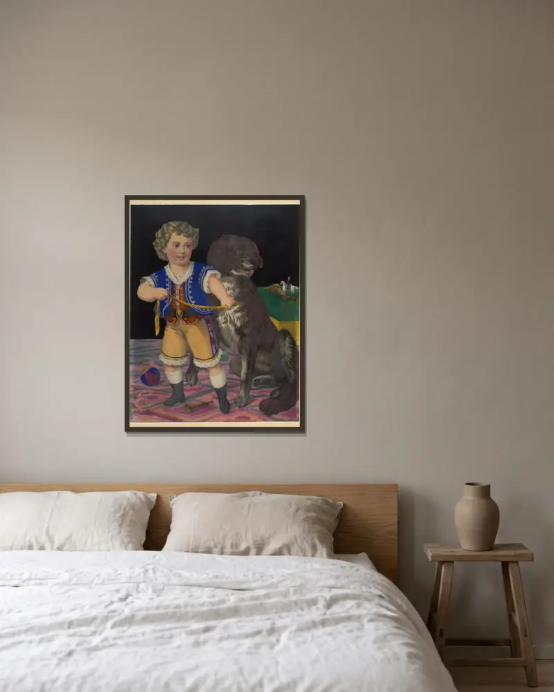 Mein Beschützer von Henry Jerome Schile gerahmt an einer Wand