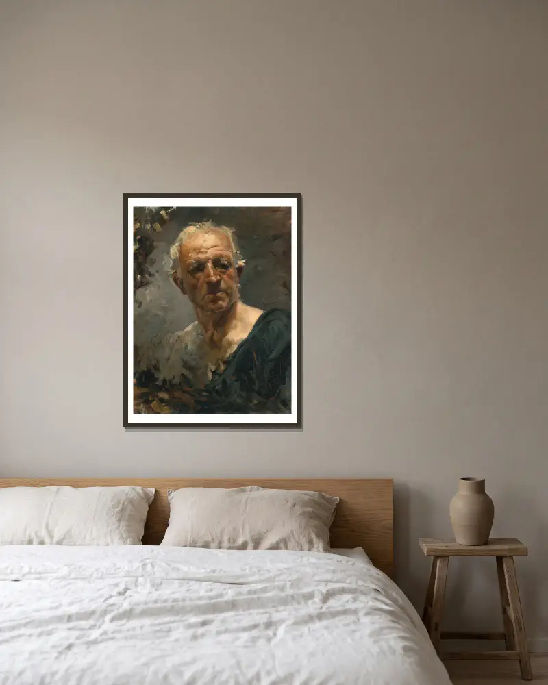 Rybář, Joaquín Sorolla v rámu na stěně