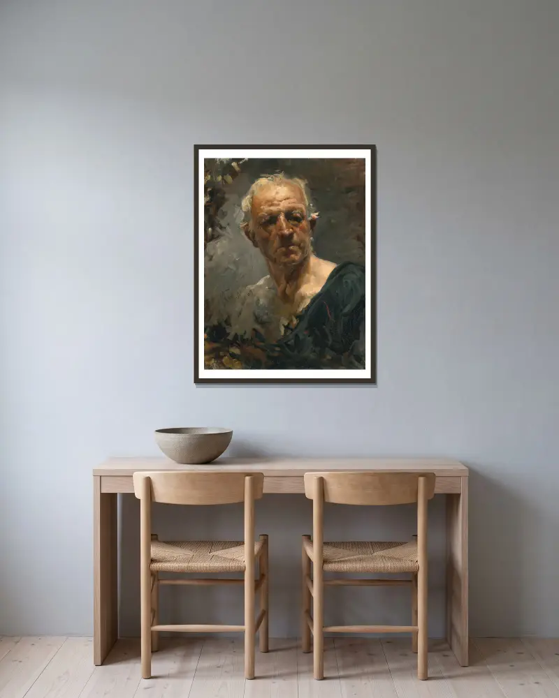 Rybář, Joaquín Sorolla v rámu na stěně