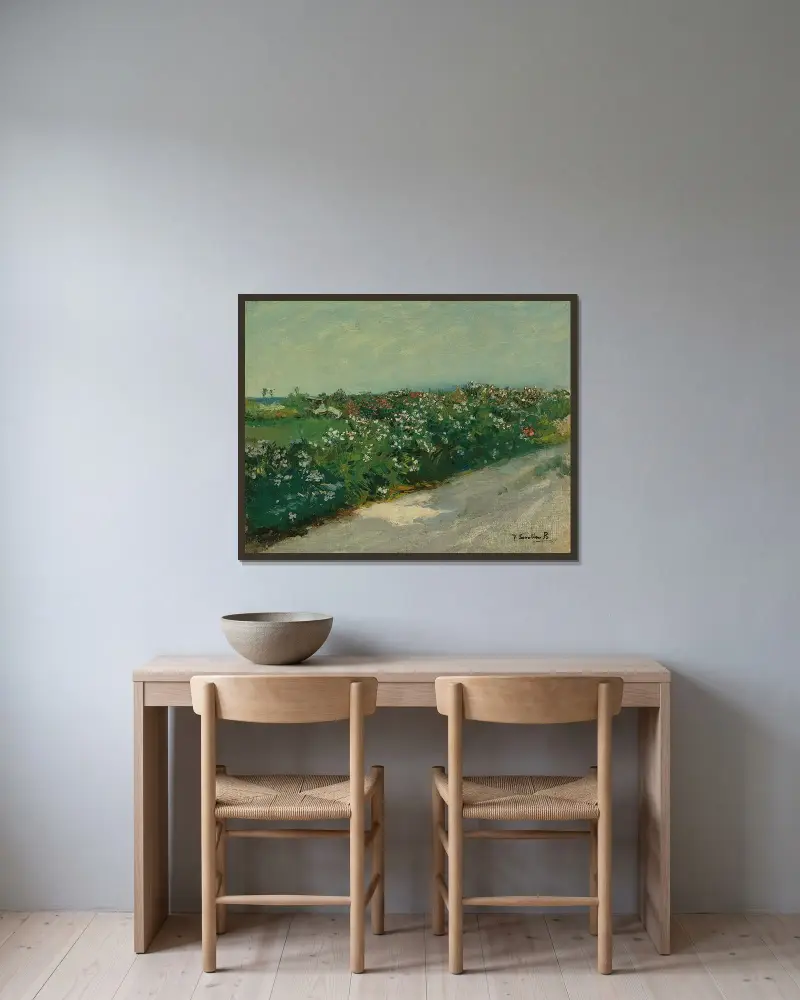 Malvarrosa, Joaquín Sorolla w ramie na ścianie