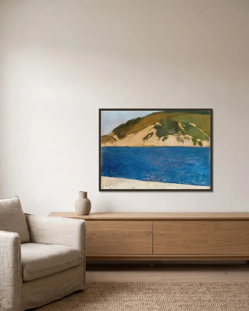 Monte Ulía, San Sebastián, Joaquín Sorolla w ramie na ścianie