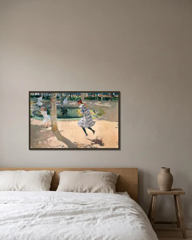 Skakanka, Joaquín Sorolla w ramie na ścianie