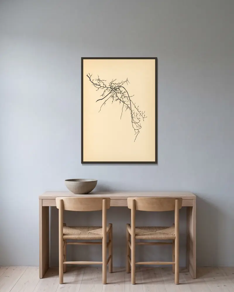 Vertrauen Pl.09 von Johanna Beckmann gerahmt an einer Wand