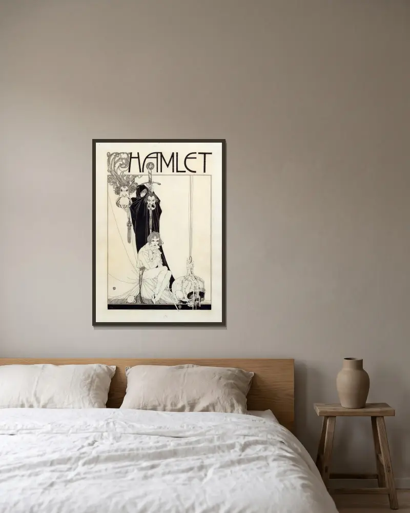 Hamlet Pl.01, John Austen w ramie na ścianie