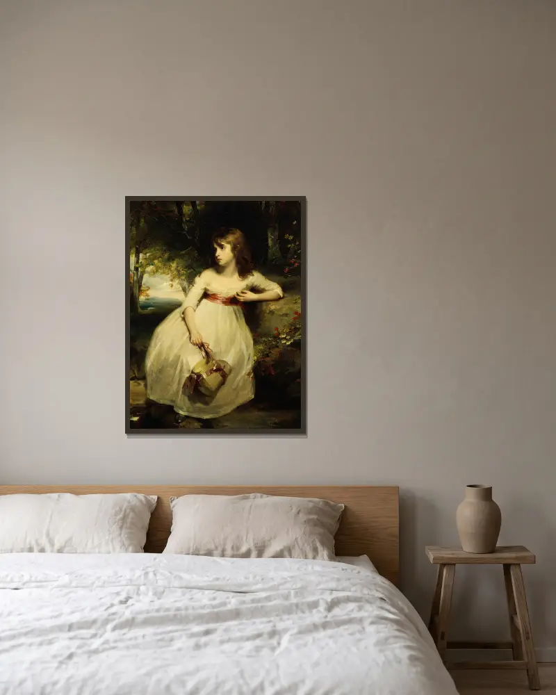 Mały ogrodnik, John Hoppner w ramie na ścianie