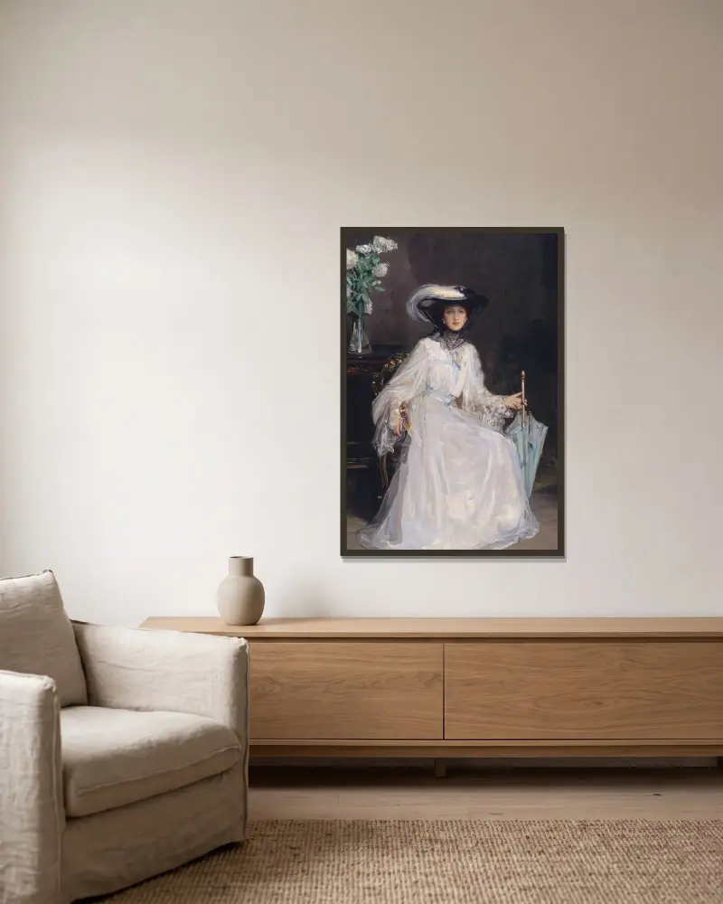 Evelyn Farquhar, Sir John Lavery w ramie na ścianie