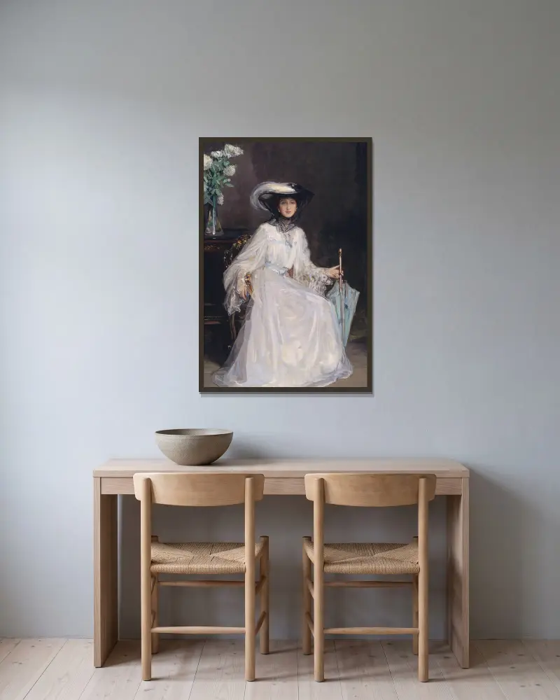 Evelyn Farquhar, Sir John Lavery w ramie na ścianie