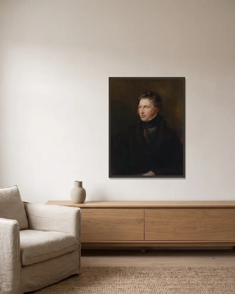 William Collins, R.A. von John Linnell gerahmt an einer Wand