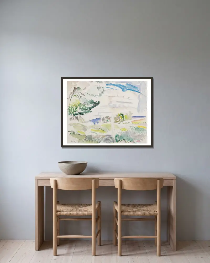 Maine Landscape, John Marin w ramie na ścianie
