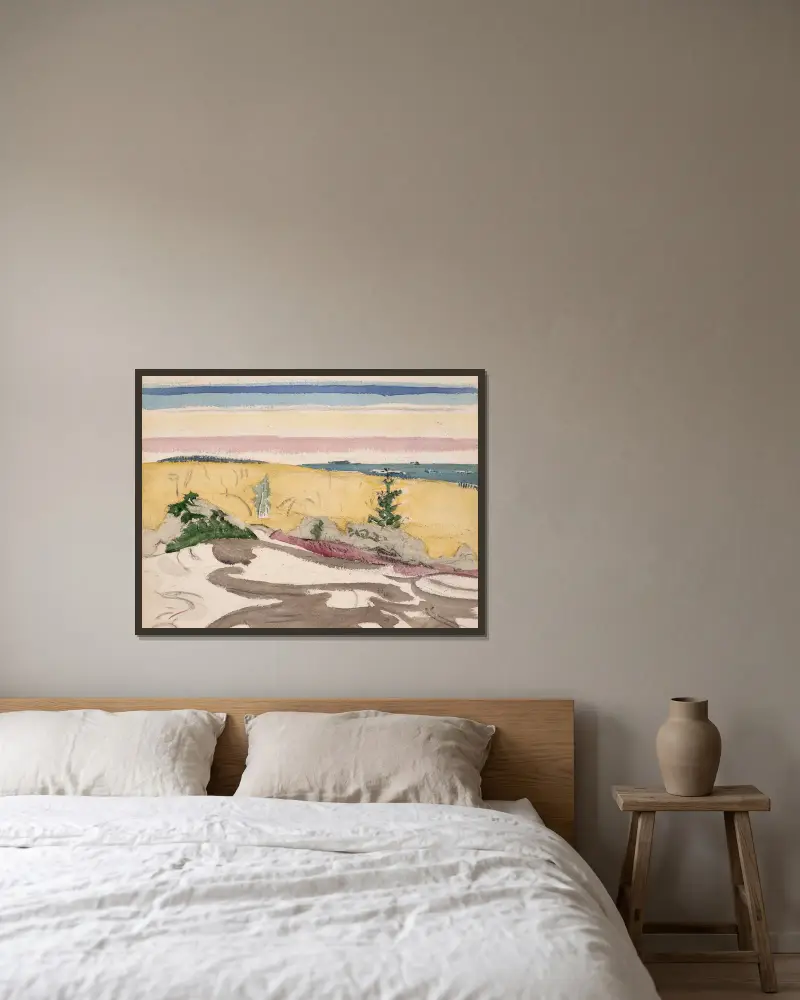 Small Point, Maine, John Marin v rámu na stěně