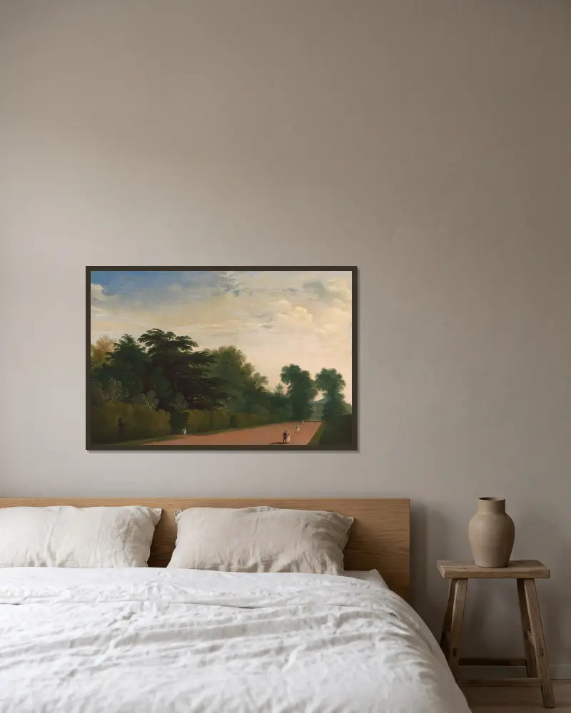 Kensington Gardens, 1815 – Nr. 2 von John Martin gerahmt an einer Wand