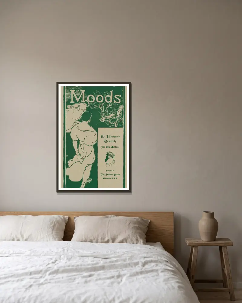 Nastroje, John Sloan w ramie na ścianie