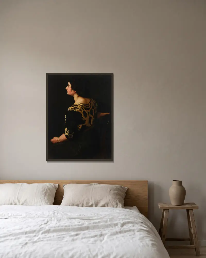 Stein, profil, John Sloan w ramie na ścianie