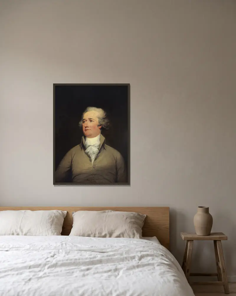 Alexander Hamilton, 1792, John Trumbull v rámu na stěně