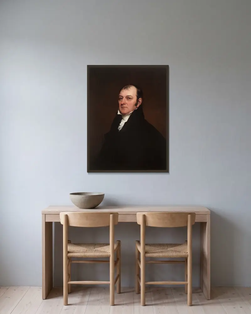 Bartholomew Schaets, John Trumbull w ramie na ścianie
