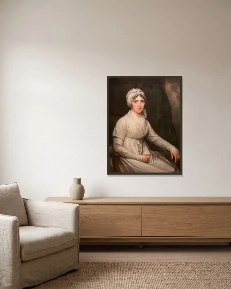Rachel Carmer Lenox, John Trumbull v rámu na stěně