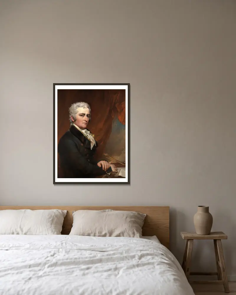 Self-Portrait av John Trumbull inramad på en vägg