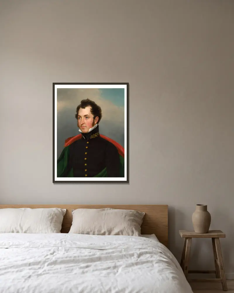 Samuel Ringgold av John Vanderlyn inramad på en vägg