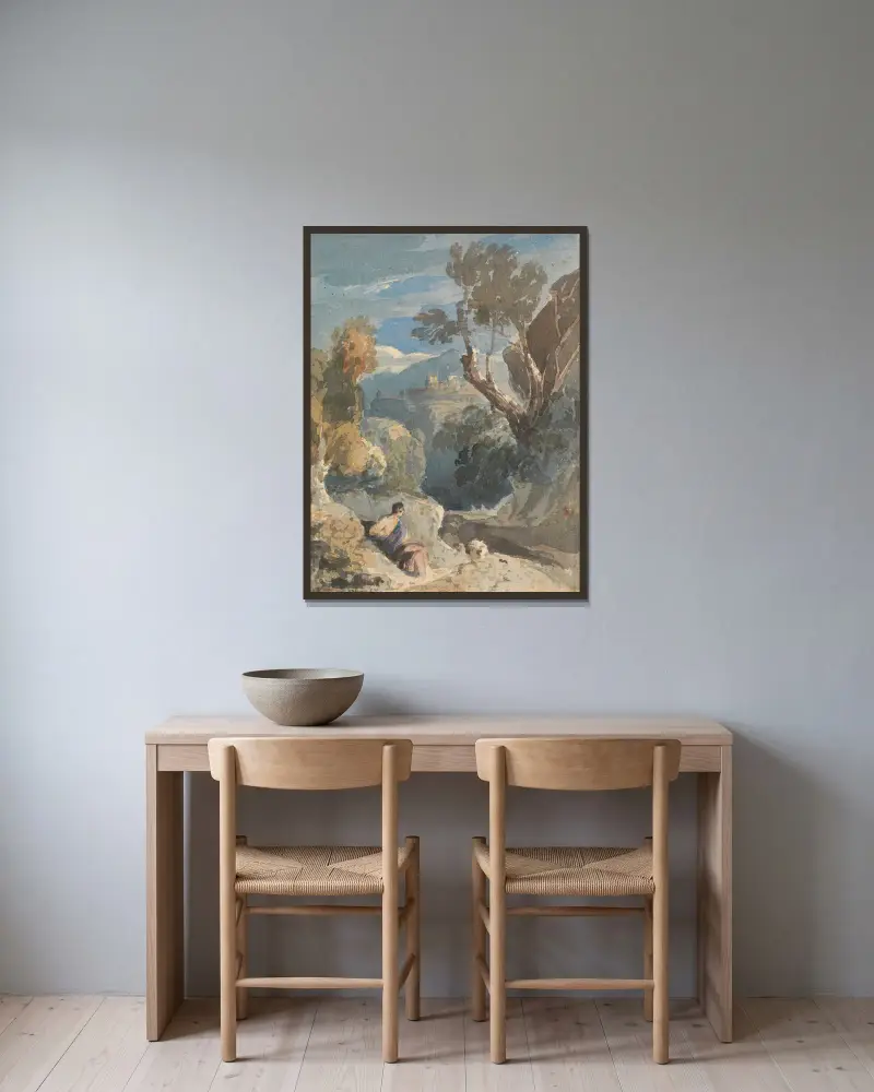 Classic Composition av John Varley inramad på en vägg