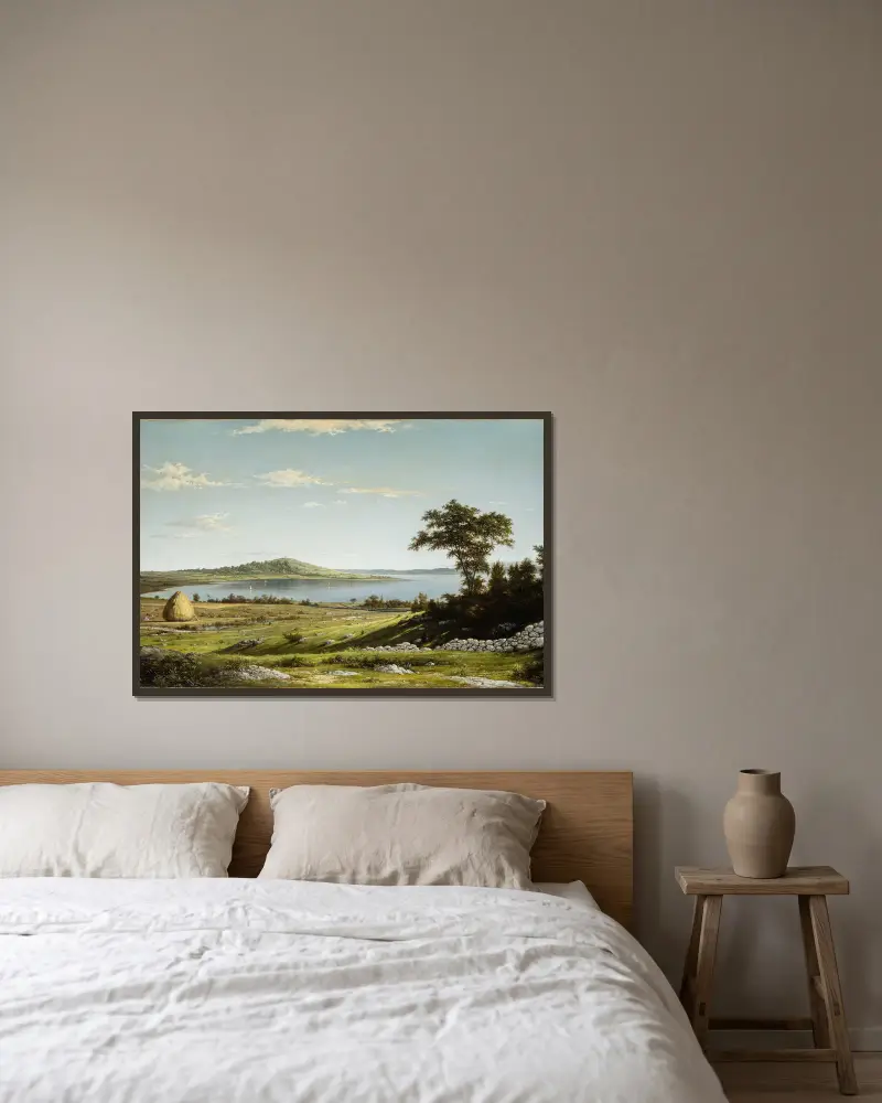 Wybrzeże Rhode Island, Martin Johnson Heade w ramie na ścianie