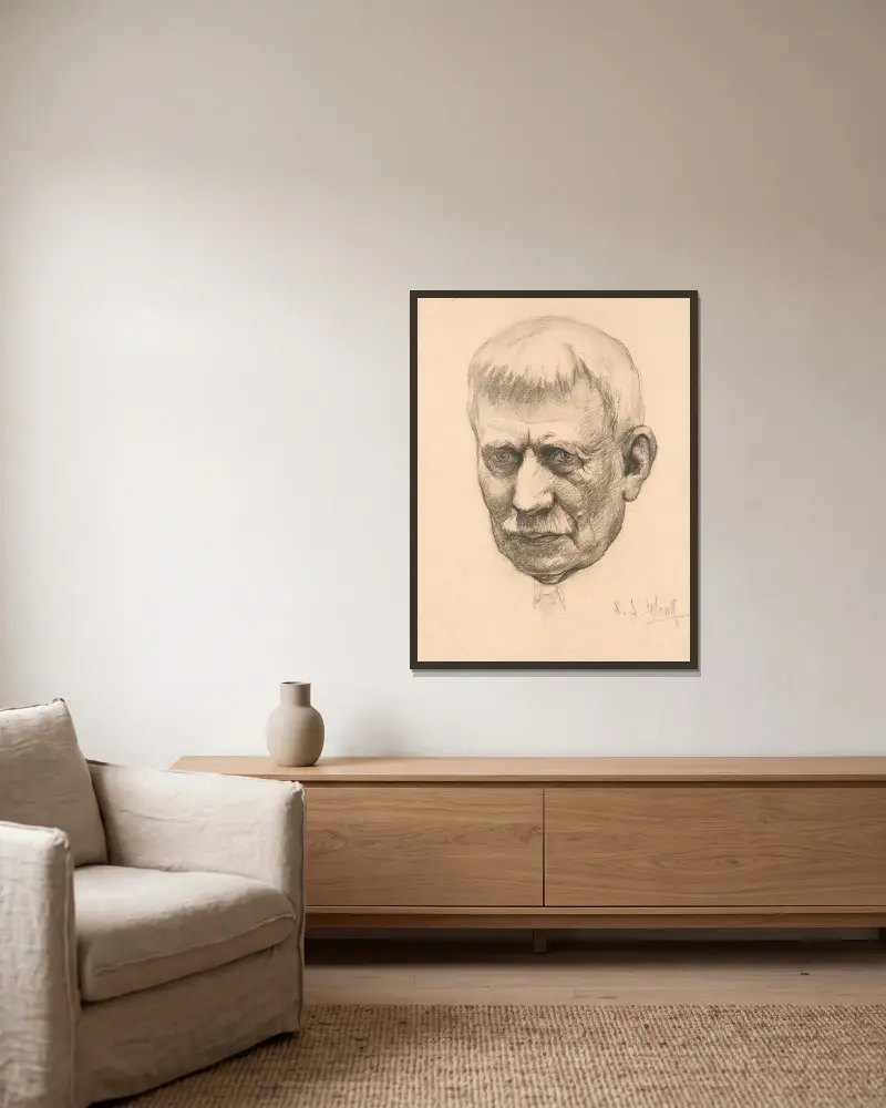 Elihu Root, Samuel Johnson Woolf w ramie na ścianie