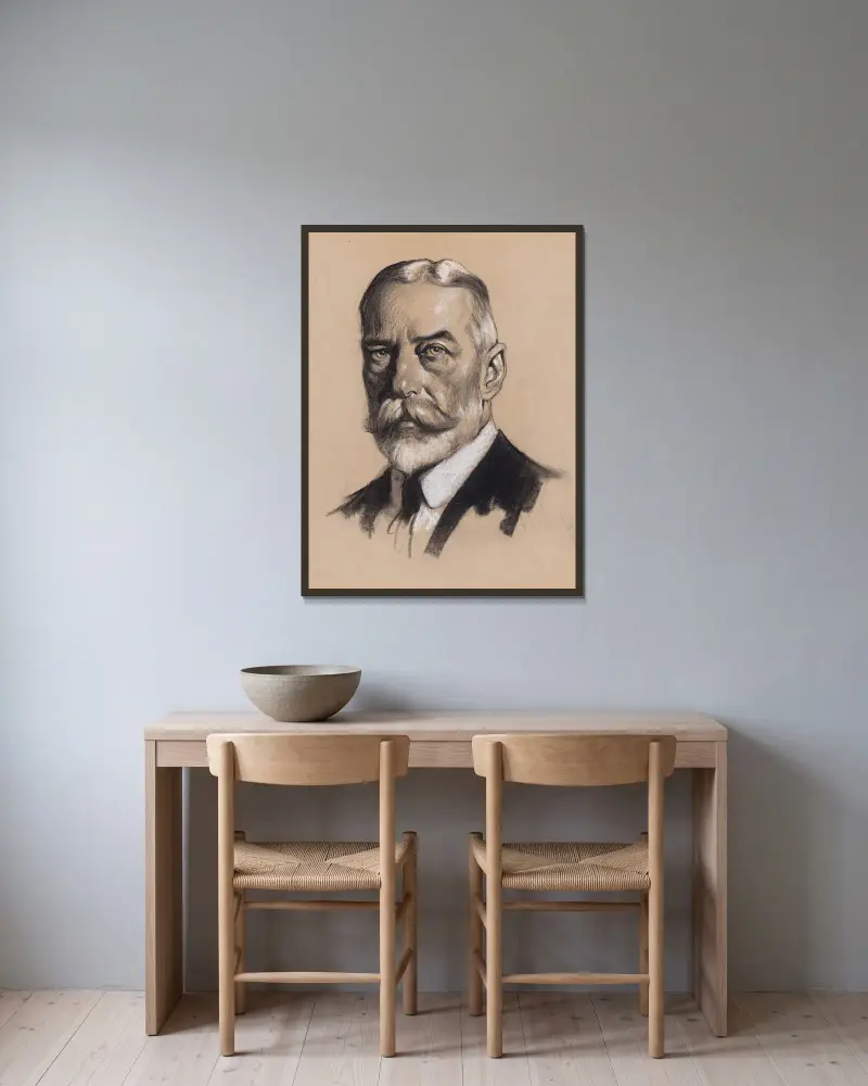 Král Jiří V., Samuel Johnson Woolf v rámu na stěně