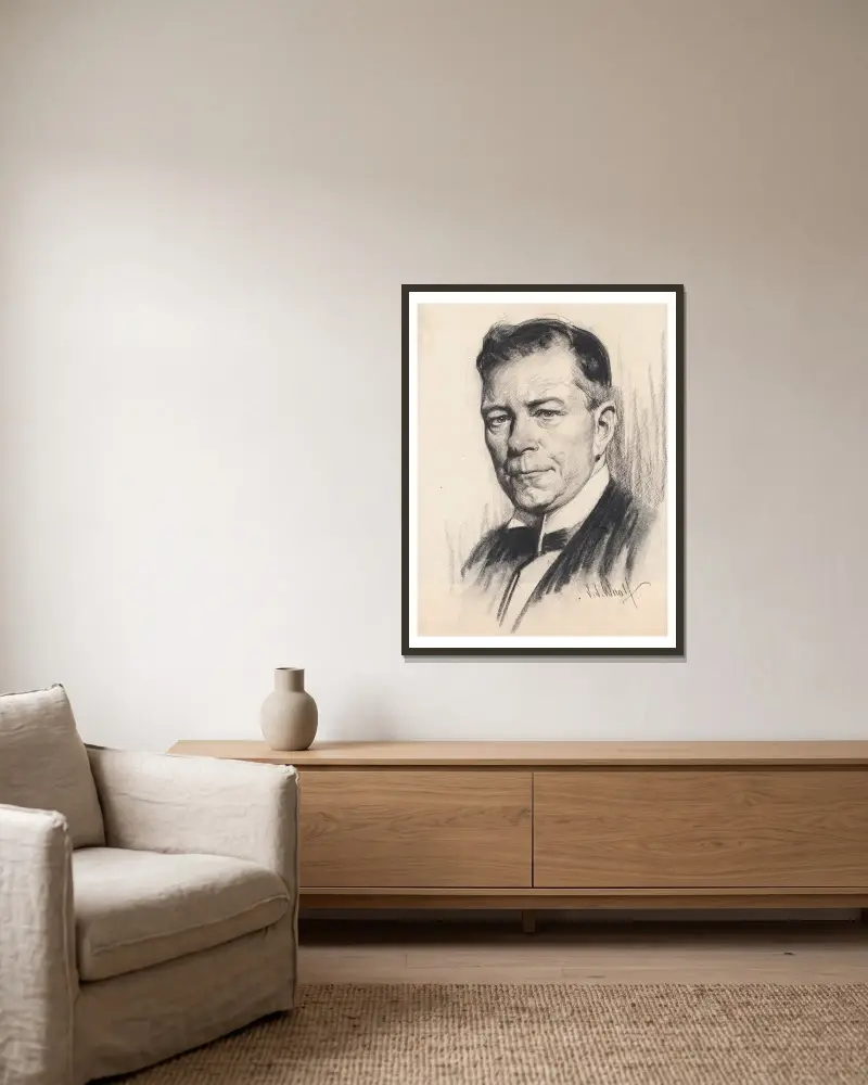 Myron Charles Taylor von Samuel Johnson Woolf gerahmt an einer Wand