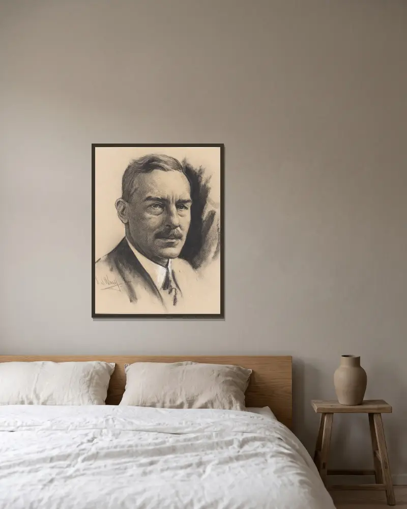 Sir Ronald Charles Lindsay, 1930 – Nr. 1 von Samuel Johnson Woolf gerahmt an einer Wand