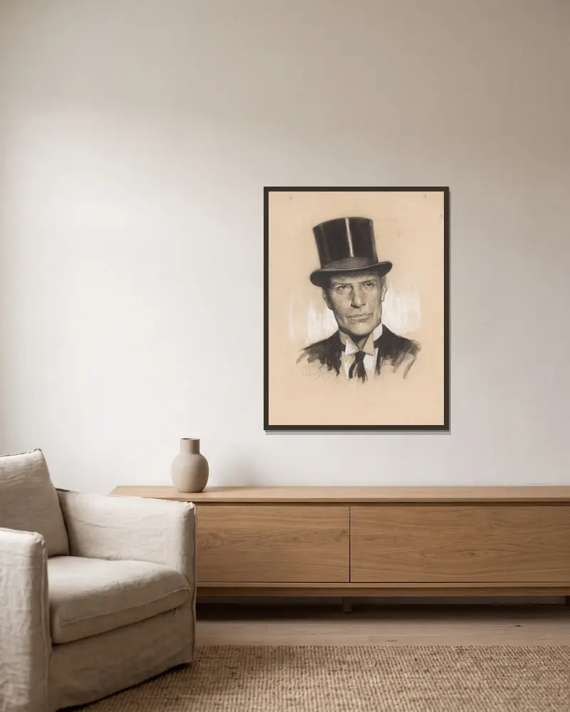 William Phillips von Samuel Johnson Woolf gerahmt an einer Wand