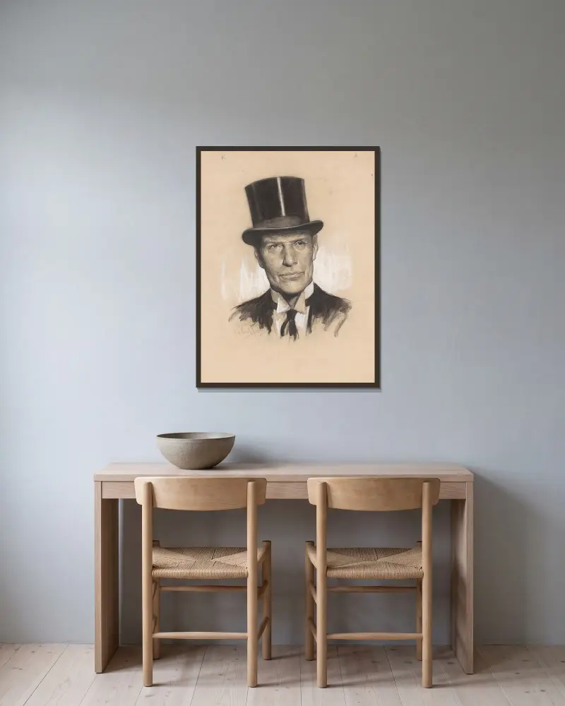 William Phillips von Samuel Johnson Woolf gerahmt an einer Wand