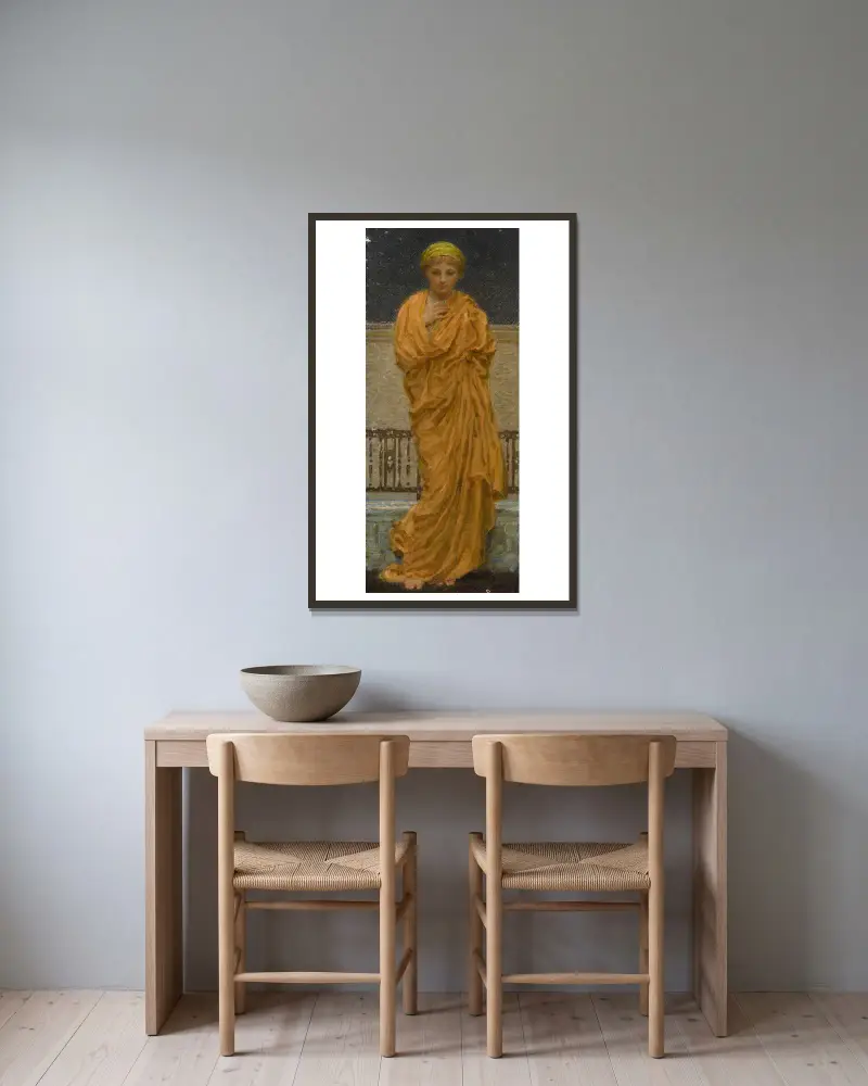 Gwiazdy, Albert Joseph Moore w ramie na ścianie