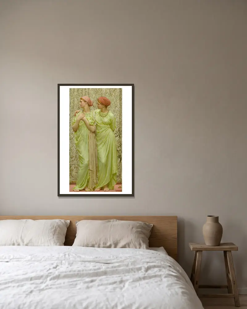 Topas von Albert Joseph Moore gerahmt an einer Wand