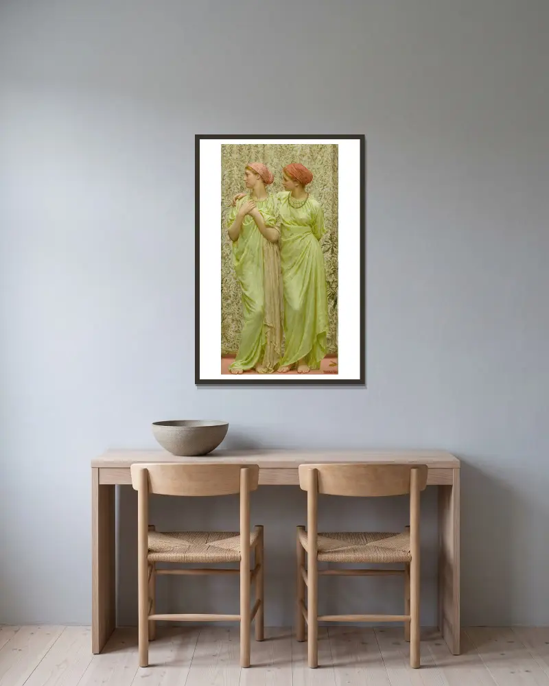 Topas von Albert Joseph Moore gerahmt an einer Wand
