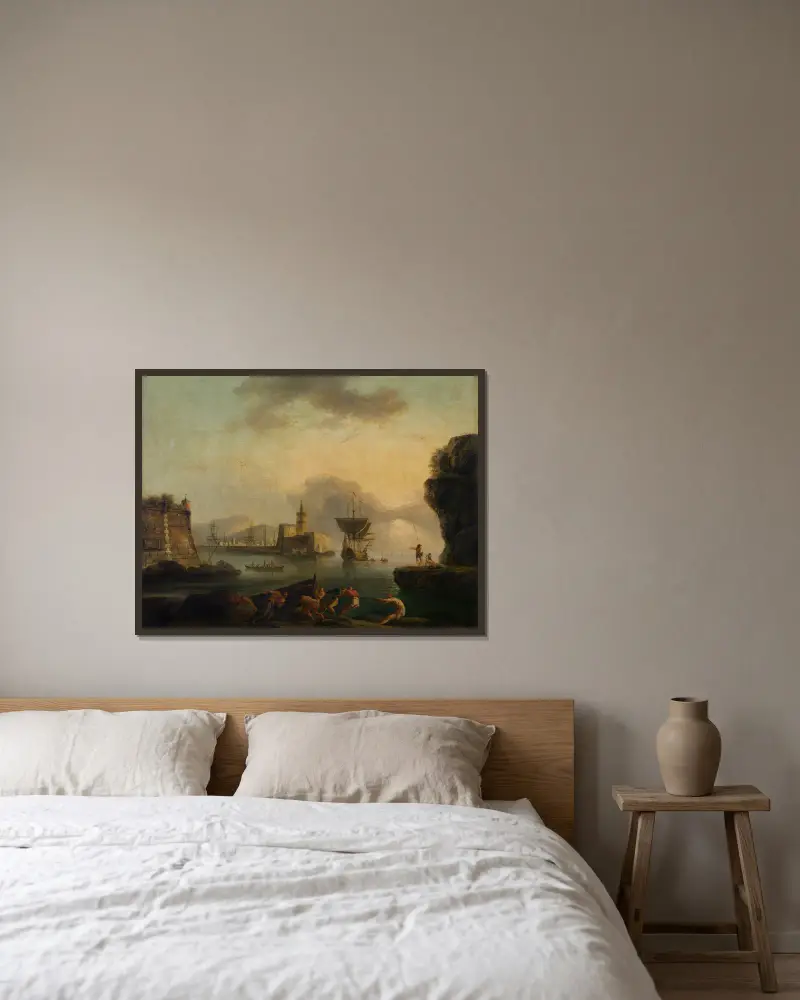 Neapel, Claude-Joseph Vernet w ramie na ścianie