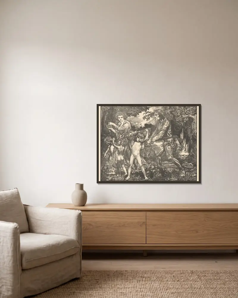 Obsternte von Johannes Josephus Aarts gerahmt an einer Wand