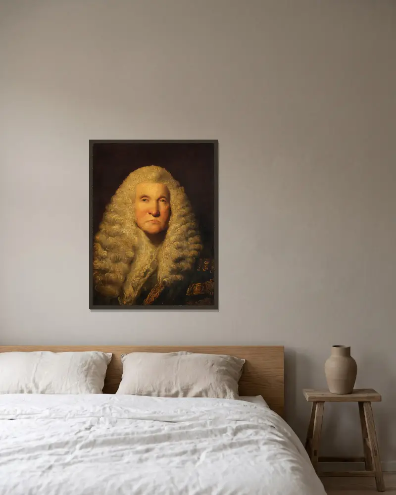 Lord Lifford av Sir Joshua Reynolds inramad på en vägg