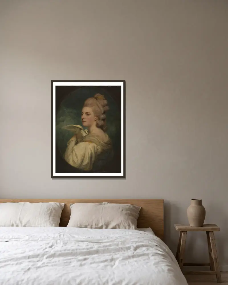 Mrs Mary Nesbitt, Sir Joshua Reynolds v rámu na stěně
