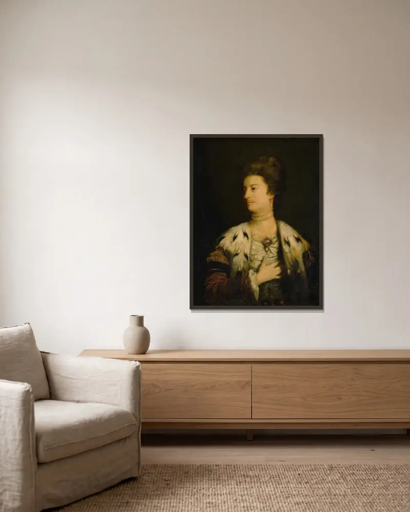 Portret Lady Williams Wynn, Sir Joshua Reynolds w ramie na ścianie