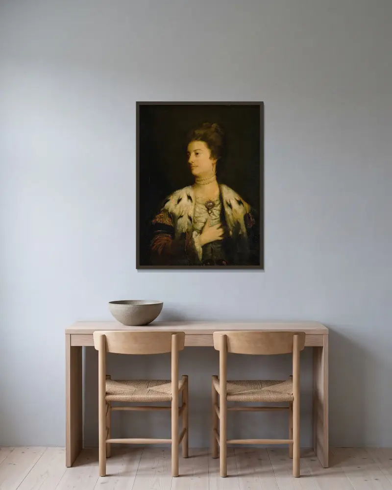 Portret Lady Williams Wynn, Sir Joshua Reynolds w ramie na ścianie