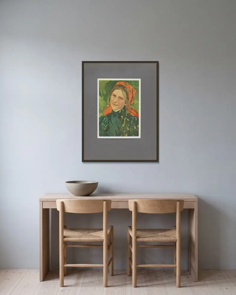 Józef Mehoffer Pl.07, Józef Mehoffer w ramie na ścianie