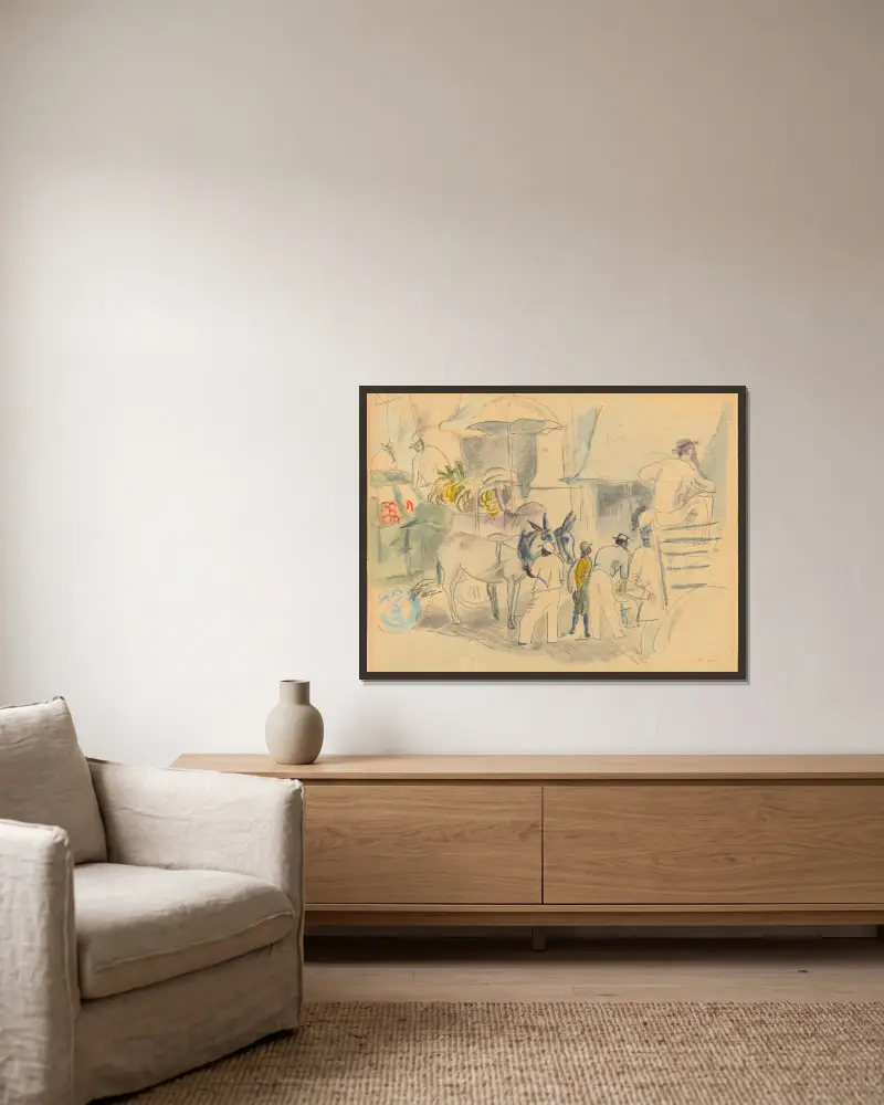 Hawana, Jules Pascin w ramie na ścianie