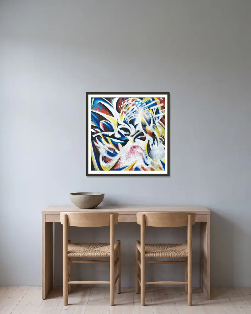 Ohne Titel, 1914 von Jules Schmalzigaug gerahmt an einer Wand