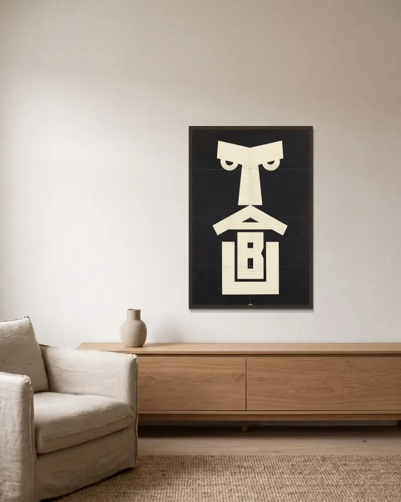 TABU, 1919 – Nr. 2 von Julius Klinger gerahmt an einer Wand