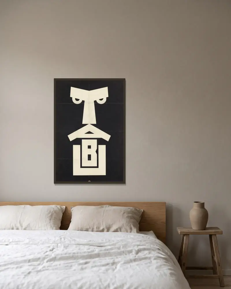 TABU, 1919 – Nr. 2 von Julius Klinger gerahmt an einer Wand